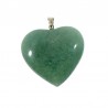 Pendentif coeur en aventurine