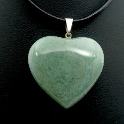 Pendentif coeur en aventurine