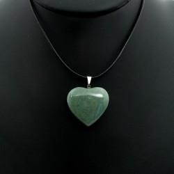 Pendentif coeur en aventurine