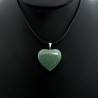 Pendentif coeur en aventurine