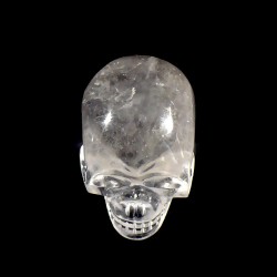 crâne sculpté en cristal de roche 5cm