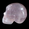 crâne sculpté en quartz rose du Brésil 3cm