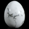 oeuf en howlite - magnésite 5cm