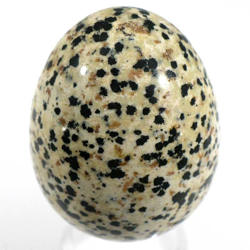 oeuf en jaspe dalmatien 5cm