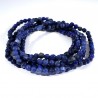 bracelet en sodalite perles facettées 4mm