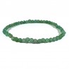 Bracelet en aventurine perles facettées 4mm