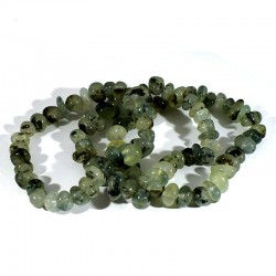 bracelet en prehnite graines