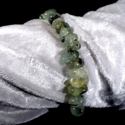 bracelet en prehnite graines