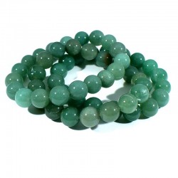 Bracelet en aventurine perles rondes 10mm