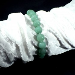 Bracelet en aventurine perles rondes 10mm