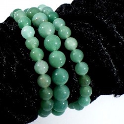 Bracelet en aventurine perles rondes 8mm