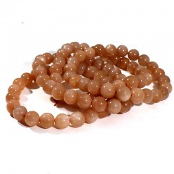 bracelet en pierre de soleil perles rondes 8mm