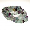 Bracelet en fluorine perles rondes 8mm
