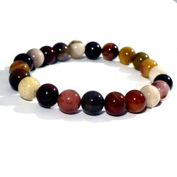 bracelet en mookaïte perles rondes 8mm