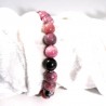 bracelet en rhodonite perles rondes 8mm