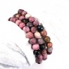 bracelet en rhodonite perles rondes 8mm