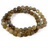 bracelet en labradorite perles rondes 8mm