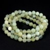 Bracelet en new jade perles rondes 8mm