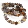 bracelet en agate naturelle perles rondes 8mm