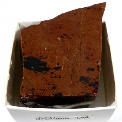 Obsidienne acajou du Mexique - boite de collection 5cm