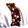 bracelet en mookaïte perles rondes 6mm