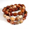 bracelet en jaspe bréchique graines