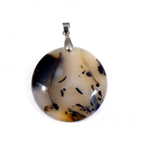 Pendentifs agate dendritique formes diverses