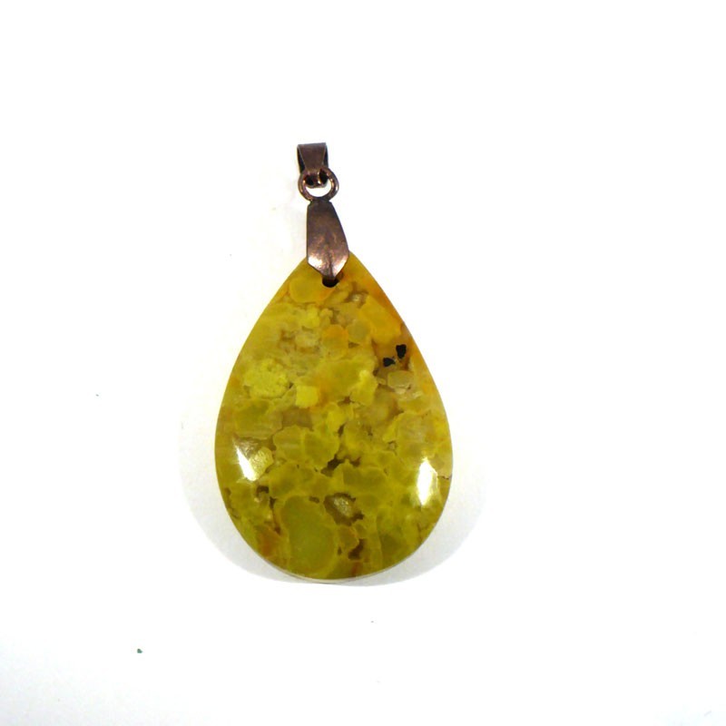 Pendentifs en opale verte de Madagascar Pendentifs en opale verte de Madagascar