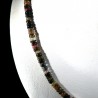 Collier pastilles en Tourmaline multicolore