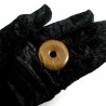 Pendentif donuts en oeil de tigre 4cm