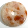 Pendentif donuts en pierre de soleil 4cm