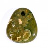 Pendentif galet plat en rhyolite 4cm