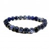 Bracelet enfant en sodalite perles rondes 6mm