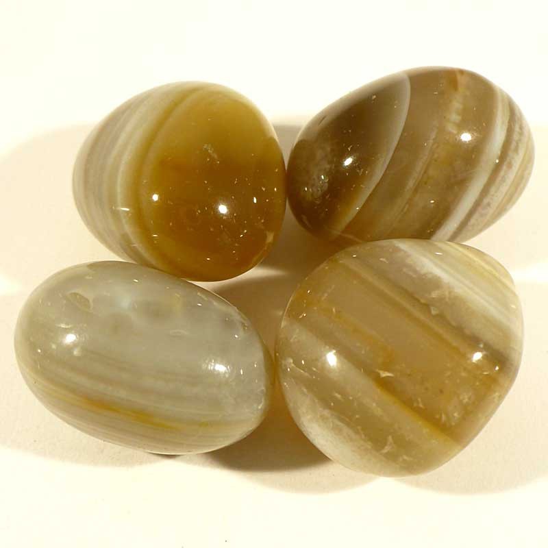 Agate naturelle du Brésil - pierres roulées Agate naturelle du Brésil - pierres roulées