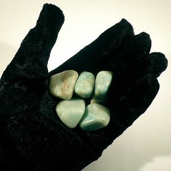 amazonite du Brésil - pierres roulées