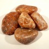 calcite orange du Brésil - pierres roulées