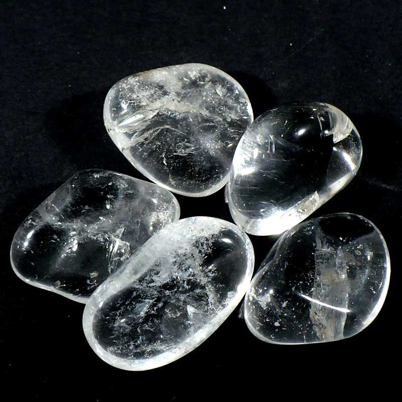 cristal de roche du Brésil - pierres roulées