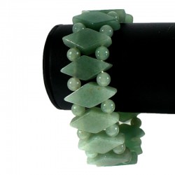 Bracelet losanges en Aventurine