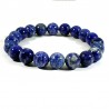 Bracelet en Lapis Lazuli perles rondes 10mm