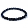 Bracelet en Dumortiérite perles facettées 6mm
