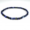 Bracelet en Lapis Lazuli perles facettées 4mm