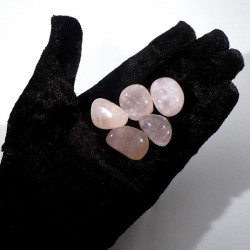 quartz rose du Brésil - pierres roulées qualité extra