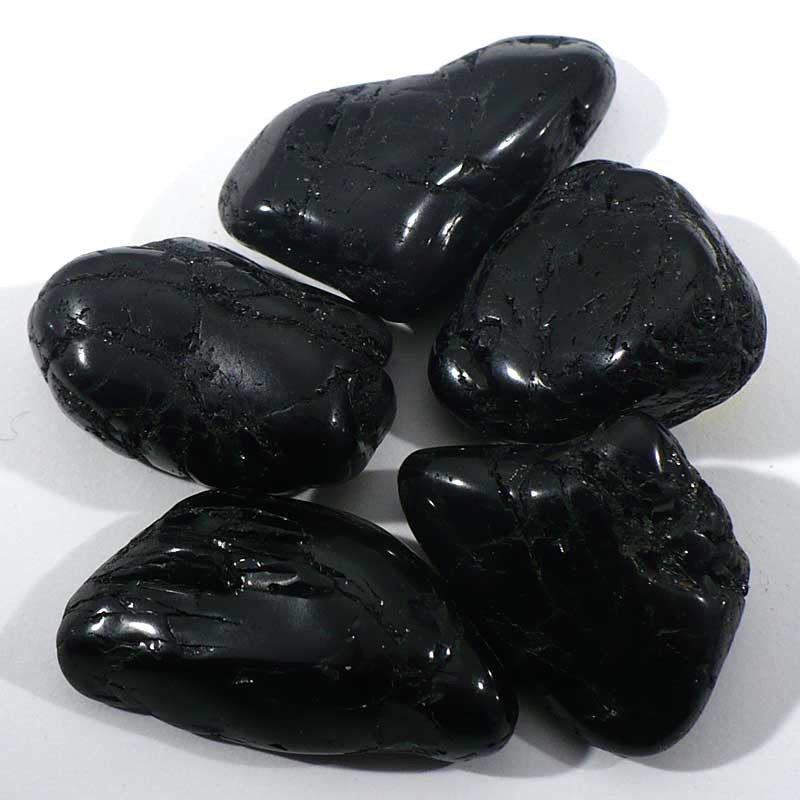 Tourmaline noire du Brésil - pierres roulées