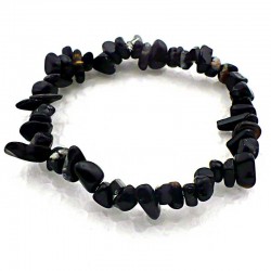 Bracelet baroque Onyx noir