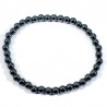 Bracelet enfant en Hématite perles rondes 4mm