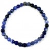 Bracelet enfant en Sodalite perles rondes 4mm