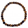 Bracelet enfant en Oeil de tigre perles rondes 4mm