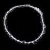 Bracelet enfant en cristal de roche perles rondes 4mm