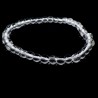 Bracelet enfant en cristal de roche perles rondes 4mm