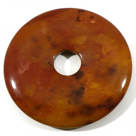 Pendentif donuts en mookaïte 5cm